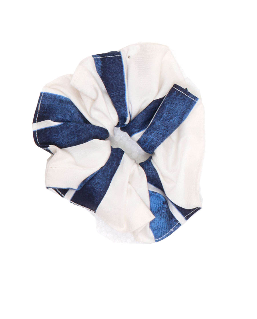 Celestial Nights Printed Stripe Scrunchie