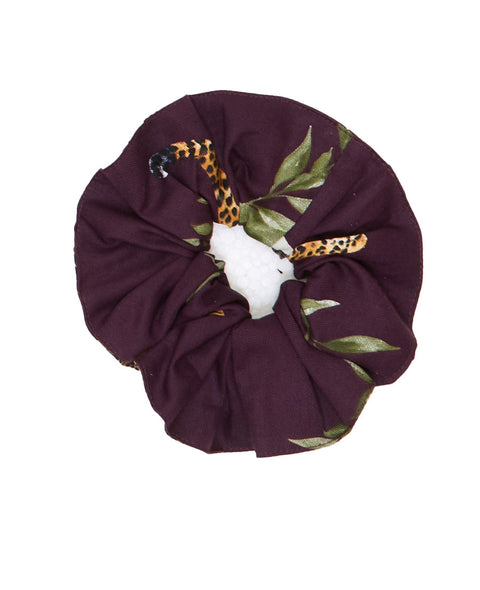 Wild Slumber Leopard Print Scrunchie