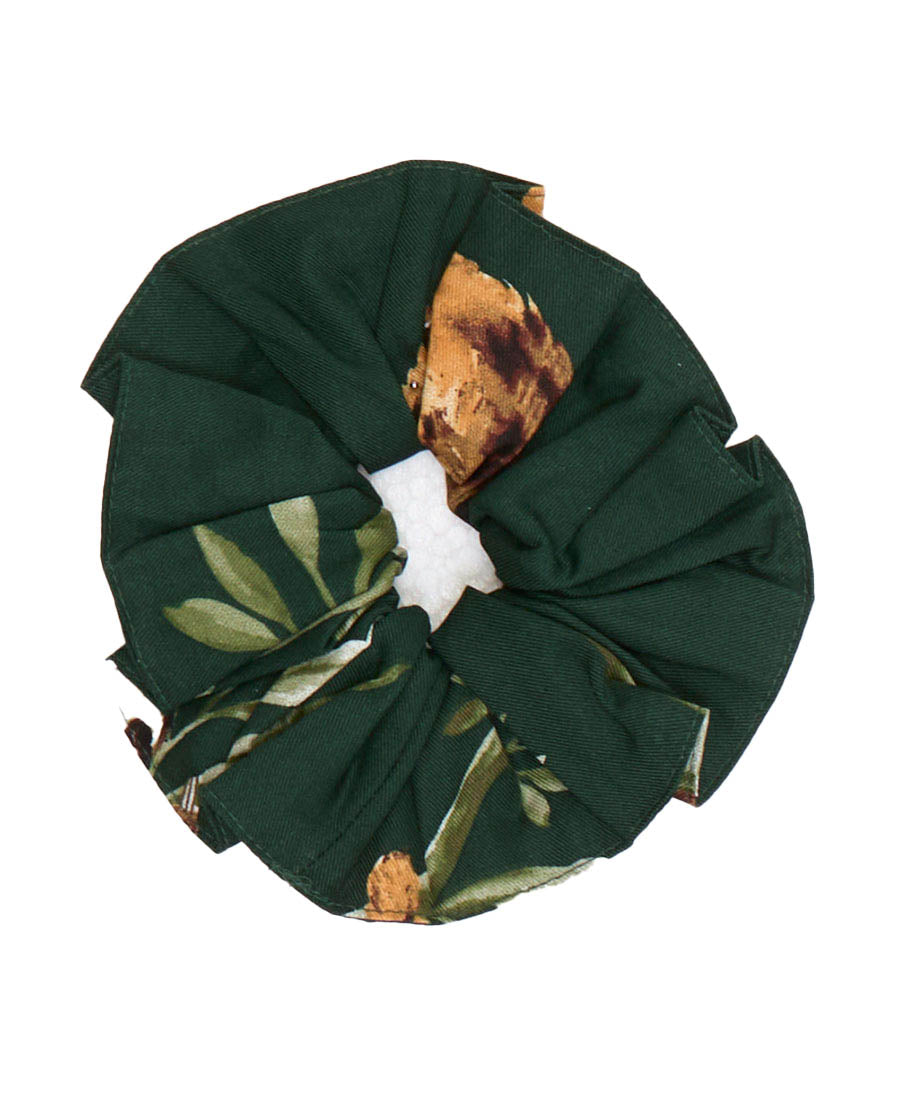 Ember Sloth Print Scrunchie