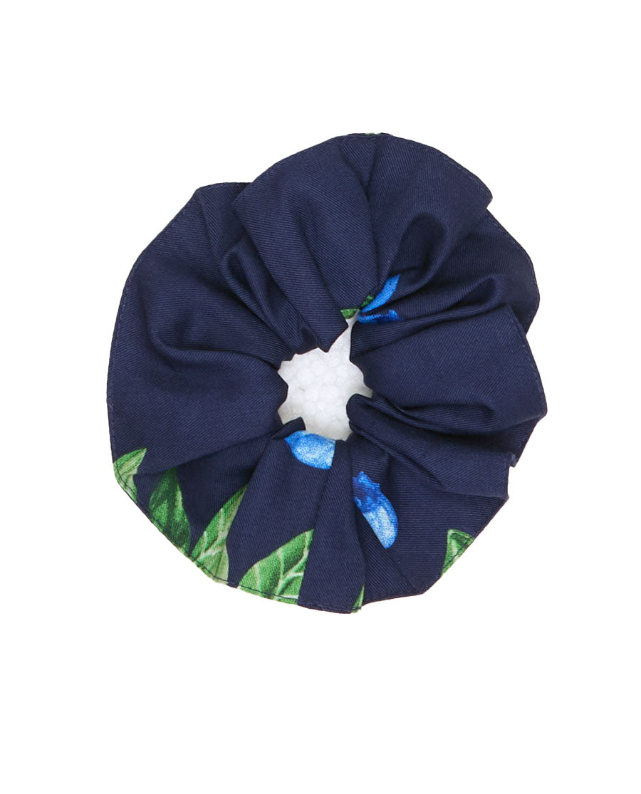 Midnight Berry Fruit Print Scrunchie