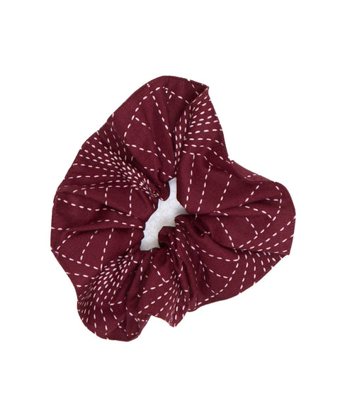 Blush Botanica Geo Print Scrunchie