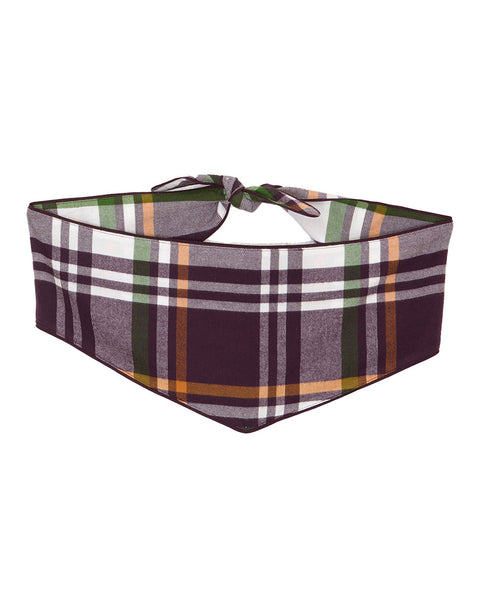 Wild Slumber Lightly Brushed Check Dog Neckerchief