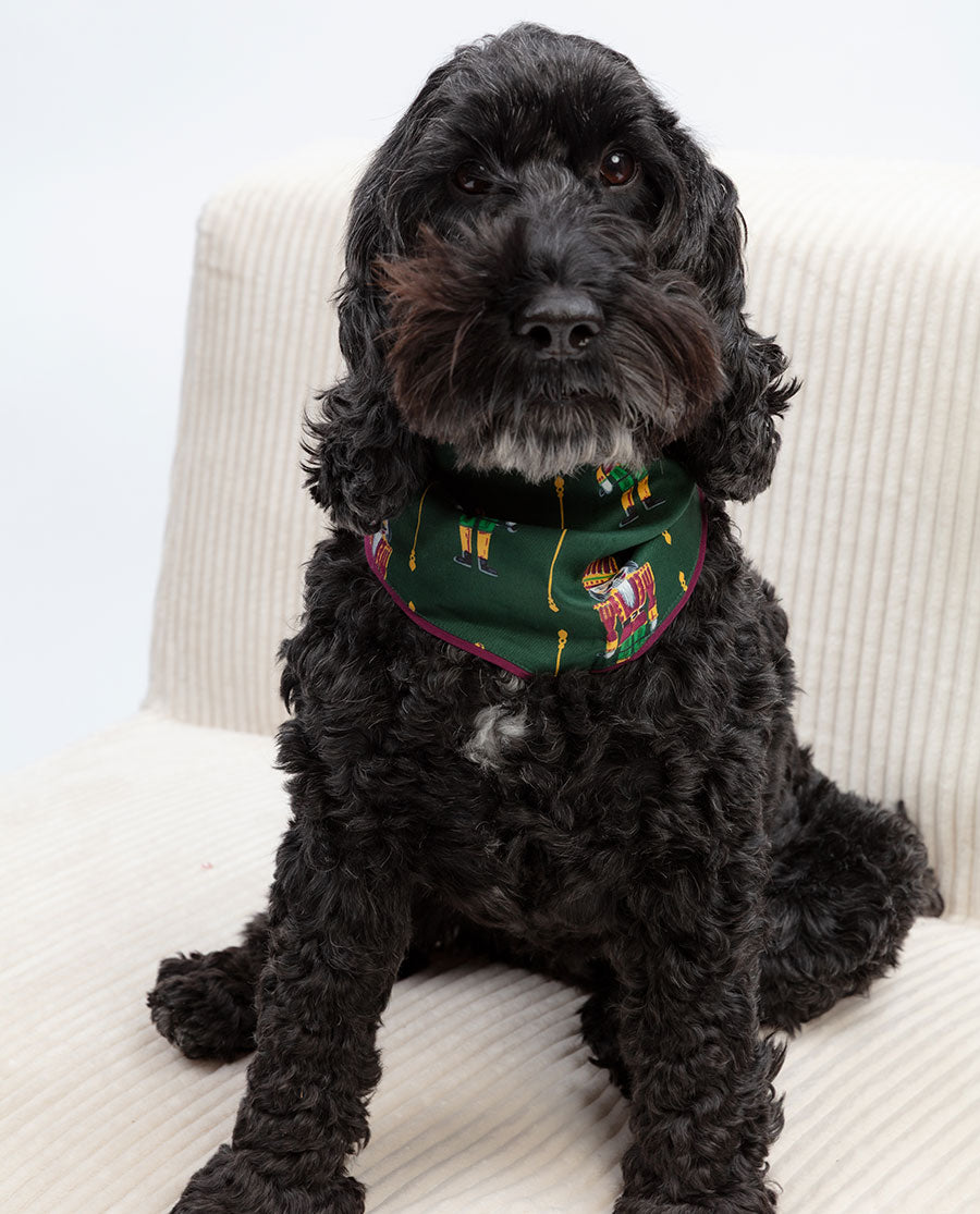 Nutcracker Print Dog-Neckerchief