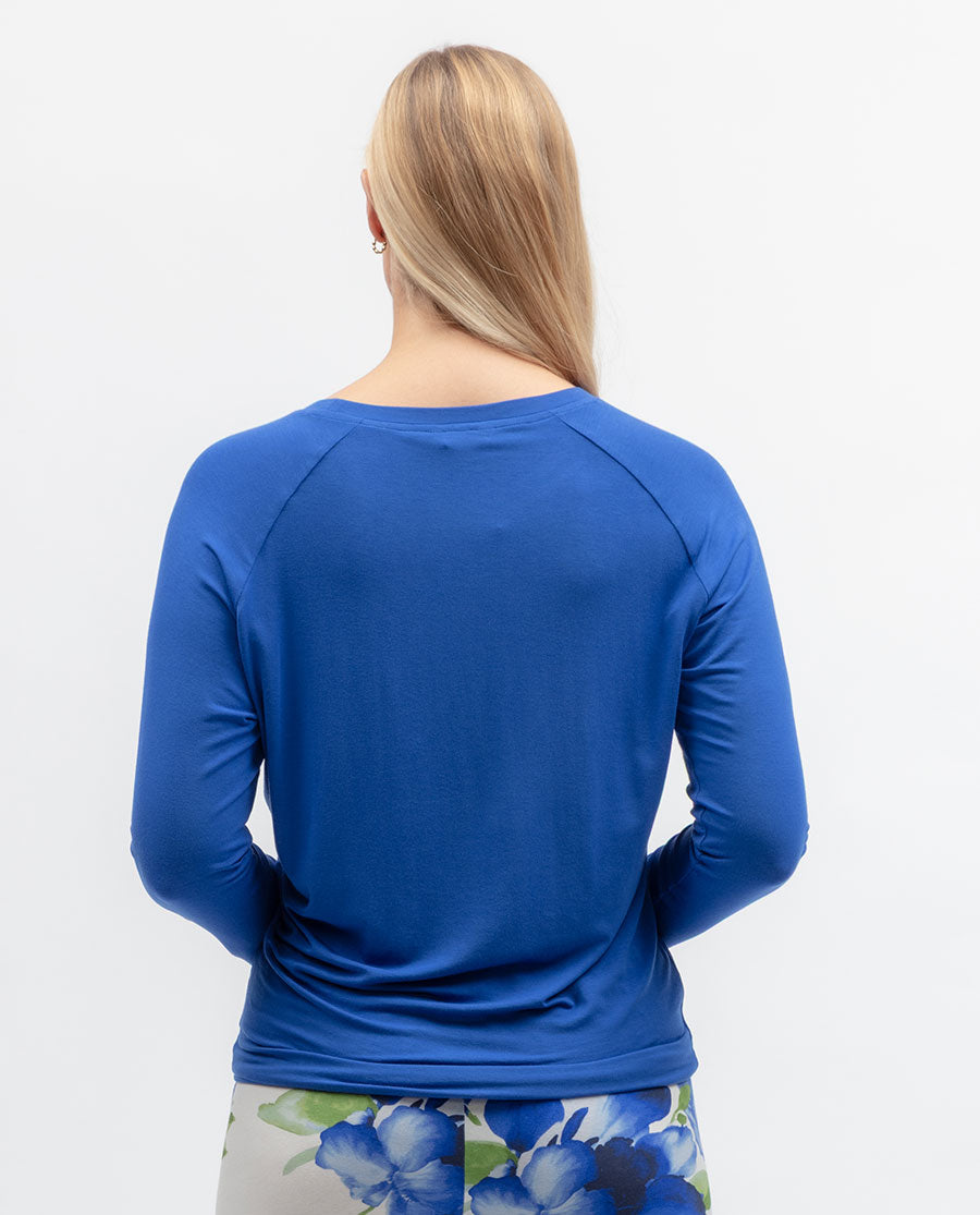 Midnight Berry Womens Slouch Jersey Pyjama Top