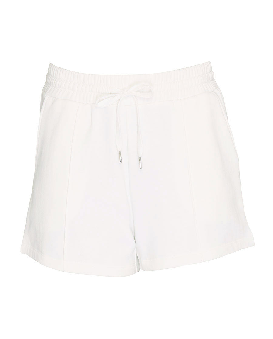 Womens White Jersey Shorts