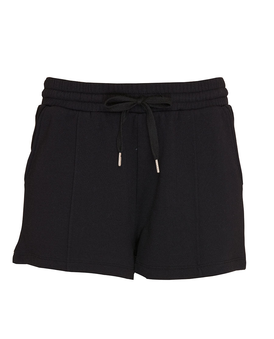 Womens Black Jersey Shorts