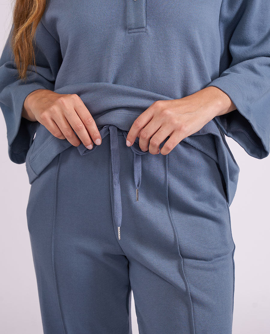Womens Smoky Blue Lounge Hoodie and Joggers Set