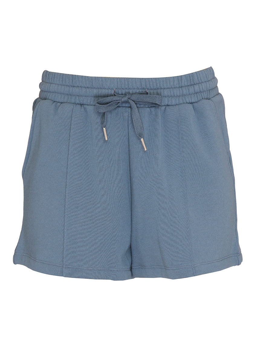 Womens Smoky Blue Jersey Shorts