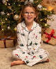 Whistler Kids Unisex-Pyjama-Set mit Ski-Print in Weiß-Mix