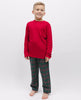 Ensemble t-shirt en jersey unisexe pour enfants Whistler et pyjama à carreaux super confortable