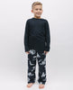 Atlas Kids Unisex-Pyjama-Set aus Jersey-T-Shirt und Artic Fox-Print