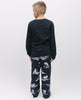 Atlas Kids Unisex-Pyjama-Set aus Jersey-T-Shirt und Artic Fox-Print