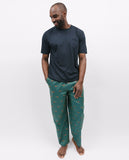 Whistler-Pyjama-Set aus Jersey-T-Shirt und Fasanen-Print