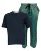 Whistler-Pyjama-Set aus Jersey-T-Shirt und Fasanen-Print
