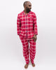 Haut de pyjama à carreaux super confortable Noél pour hommes