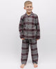 Spencer Jungen-Pyjama-Set mit gebürstetem Karomuster