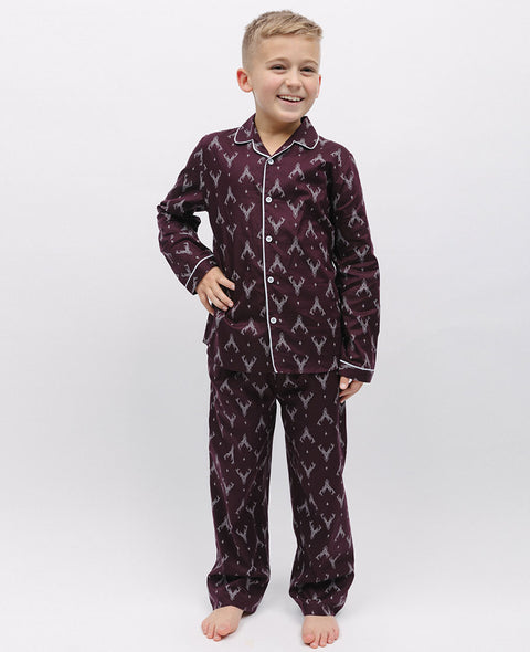 Spencer Boys Stag Print Pyjama Set