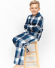 Aldrin Boys Blue Check Pyjama Set