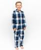 Aldrin Boys Blue Check Pyjama Set