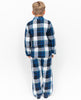 Aldrin Boys Blue Check Pyjama Set