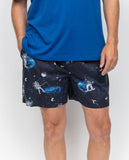 Aldrin Shorts mit Astronauten-Print