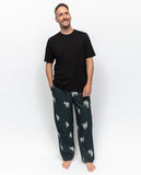 Blake Jersey-T-Shirt und Pyjama-Set mit Zebramuster