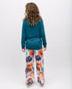 Maple Girls Slouch-Jersey-Oberteil und Pyjama-Set mit Kürbis-Print