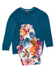Maple Girls Slouch Jersey Top and Pumpkin Print Pyjama Set