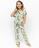 Gabrielle Mädchen-Pyjama-Set aus Jersey mit Tukan-Aufdruck