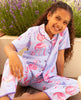 Zoey Mädchen-Pyjama-Set mit Flamingo-Print