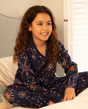 Edie Girls Fireworks Print Pyjama Set