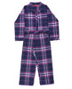 Edie Girls Lightly Brushed Check Pyjama Set