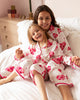 Aria Girls Heart Printed Jersey Pyjama Set