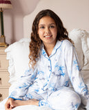 Lyla Girls Zebra Printed Jersey Pyjama Set