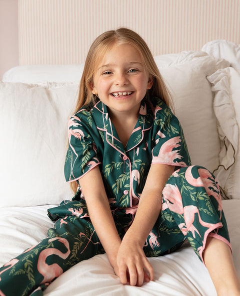 Ivy Girls Flamingo Print Pyjama Set