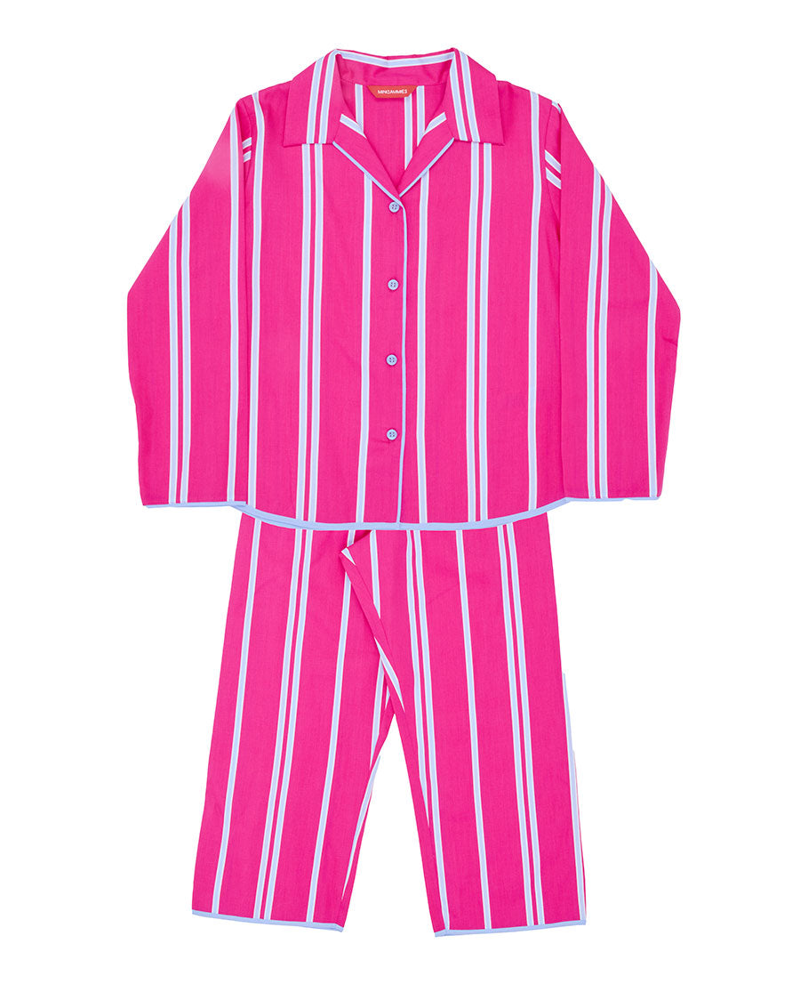 Chloe Girls Printed Stripe Pyjama Set