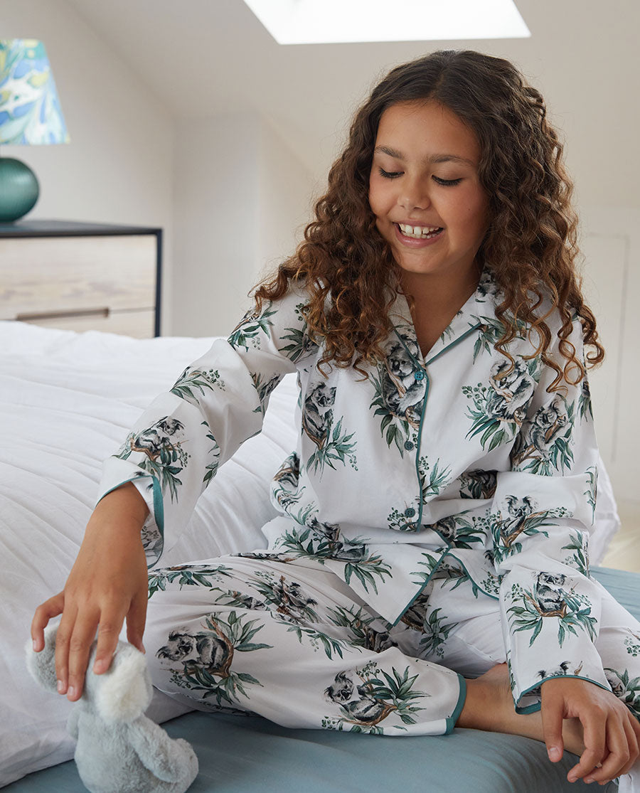 Kallie Girls Koala Print Pyjama Set