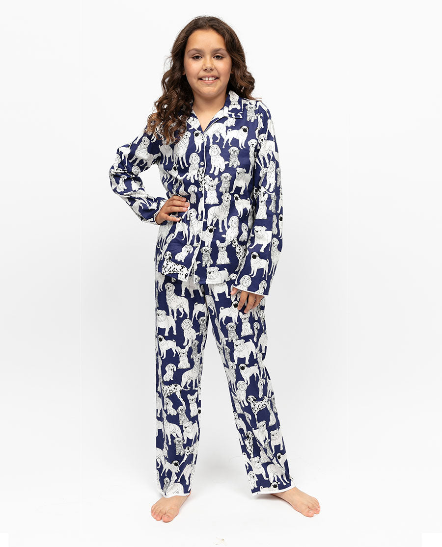 Indigo Girls Dog Print Pyjama Set