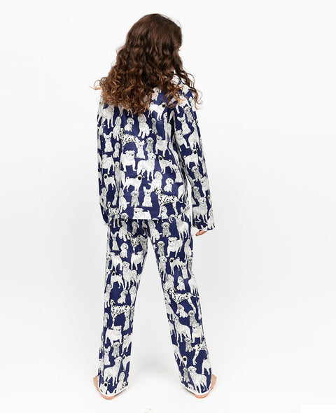 Indigo Girls Dog Print Pyjama Set