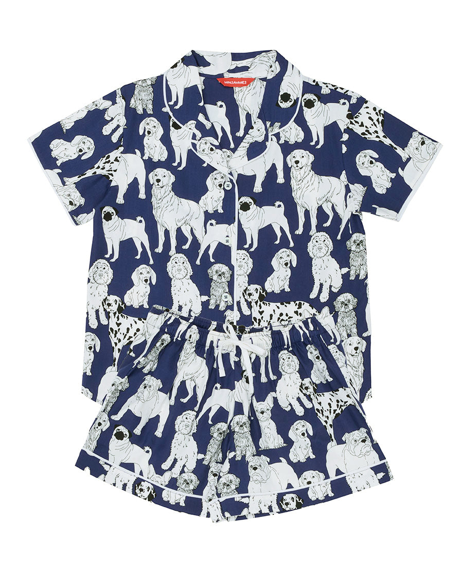 Indigo Girls Dog Print Shorty Set