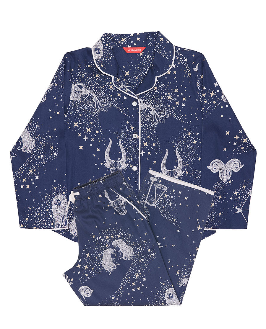 Girls Zodiac Print Pyjama Set
