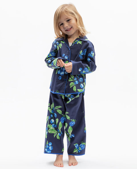 Midnight Berry Girls Fruit Print Pyjama Set