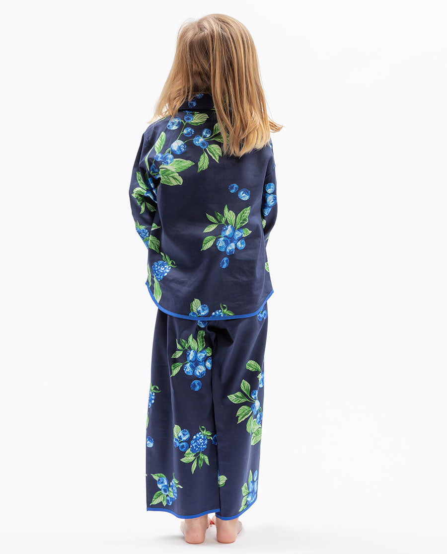 Midnight Berry Girls Fruit Print Pyjama Set