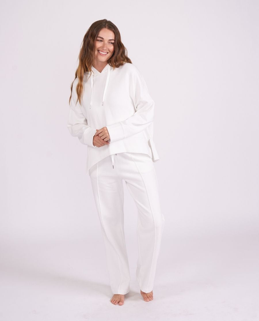 Womens White Lounge Hoodie and Joggers Set