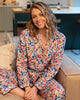 Bea Ditsy Pyjama-Oberteil mit Blumendruck