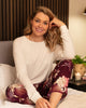 Eve Slouch-Jersey-Oberteil und Pyjama-Set mit Blumendruck