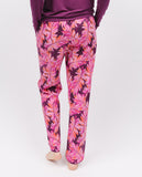Carina Pyjamahose mit Palmblatt-Print