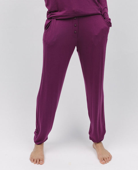 Carina Magenta Jersey Pyjama Bottoms