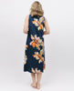 Cosmo Navy Floral Print Long Nightdress