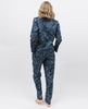 Cosmo Ensemble de pyjama bleu à imprimé céleste pour femme